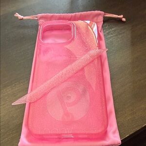 Clear Sparkle 💖 Pink